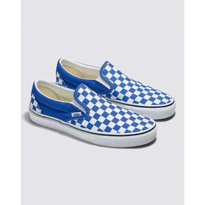 VANS Classic Slip-On Checkerboard Blue/ White Unisex‎ Sneakers Y3.5/M3.5/W5.0